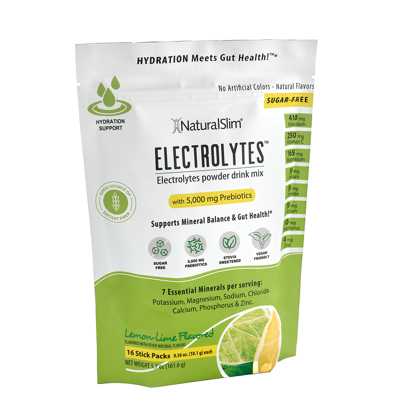 NaturalSlim Electrolitos™ Limón-Lima