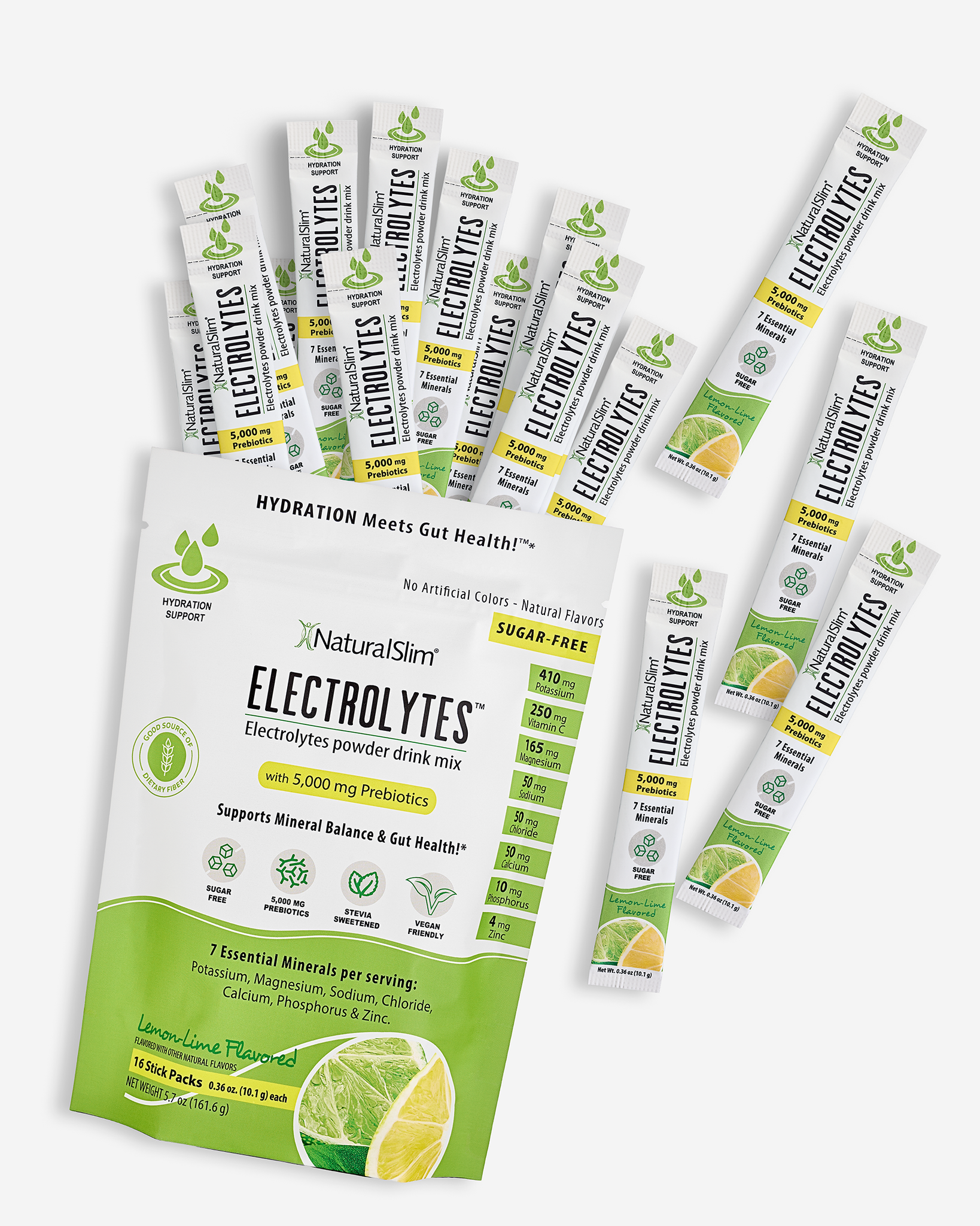 NaturalSlim Electrolitos™ Limón-Lima