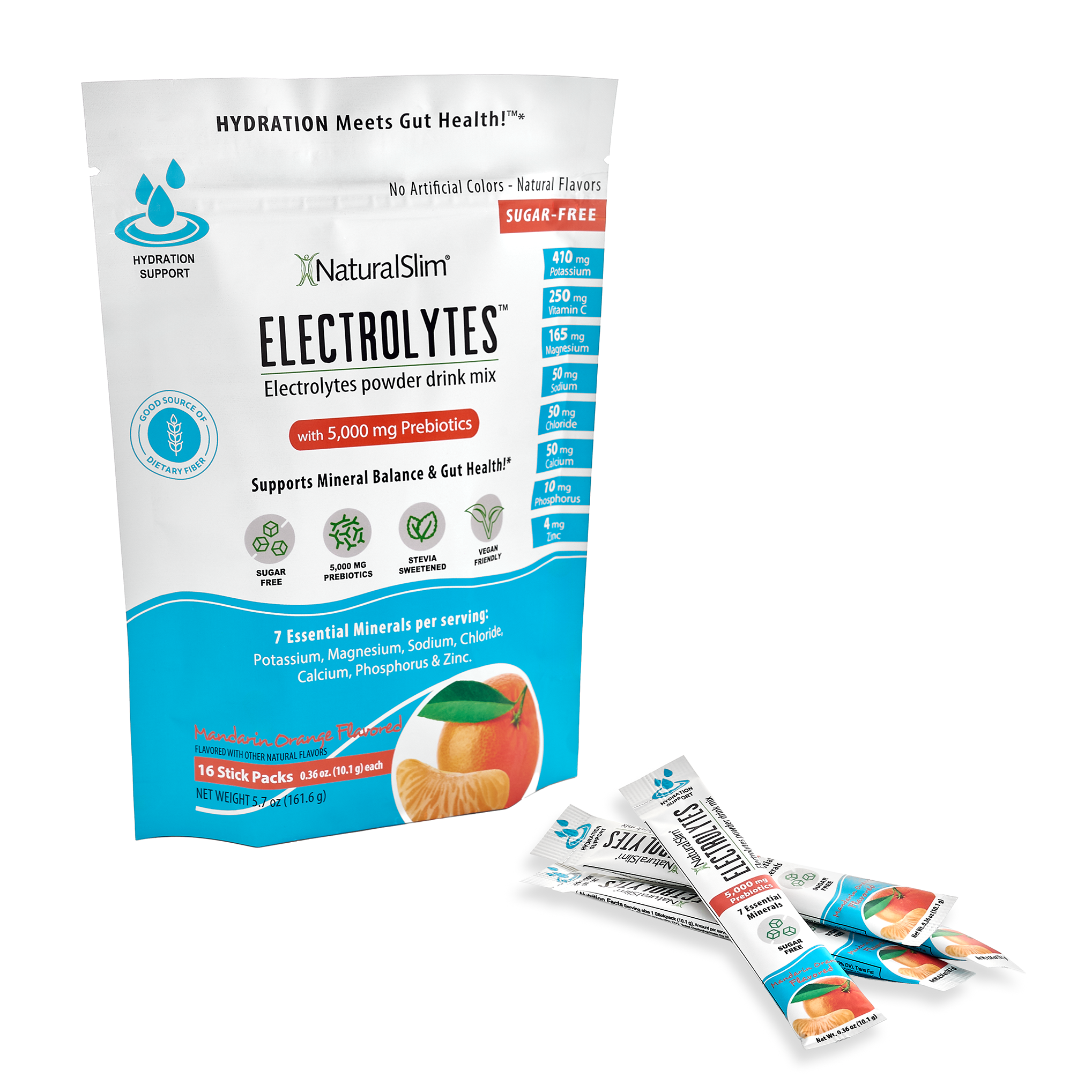 NaturalSlim Electrolitos™ Naranja Mandarina