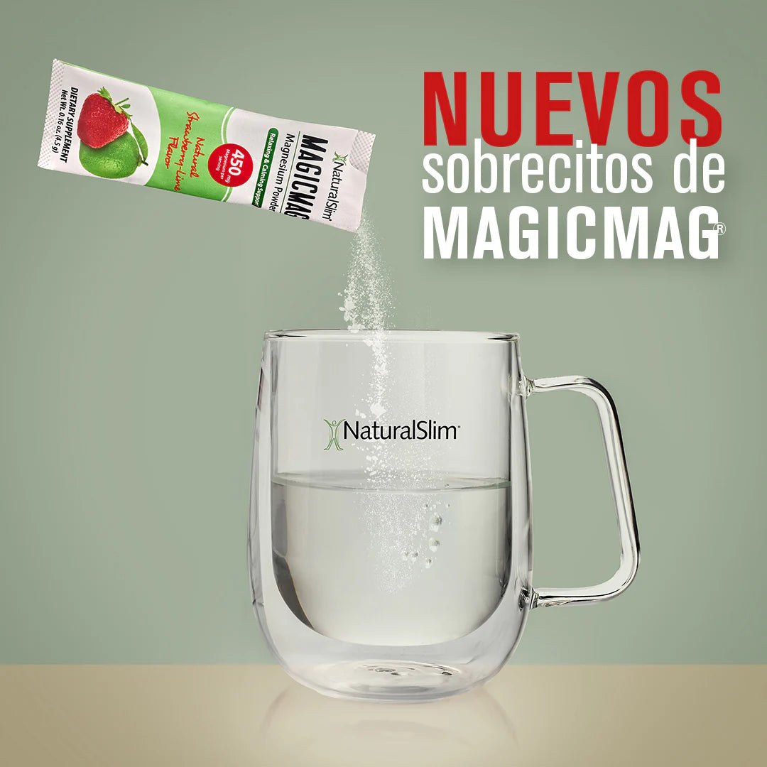 MAGICMAG Stick Packs | Travel | Strawberry-Lime | Magnesium Citrate Supplement - product lifestyle image