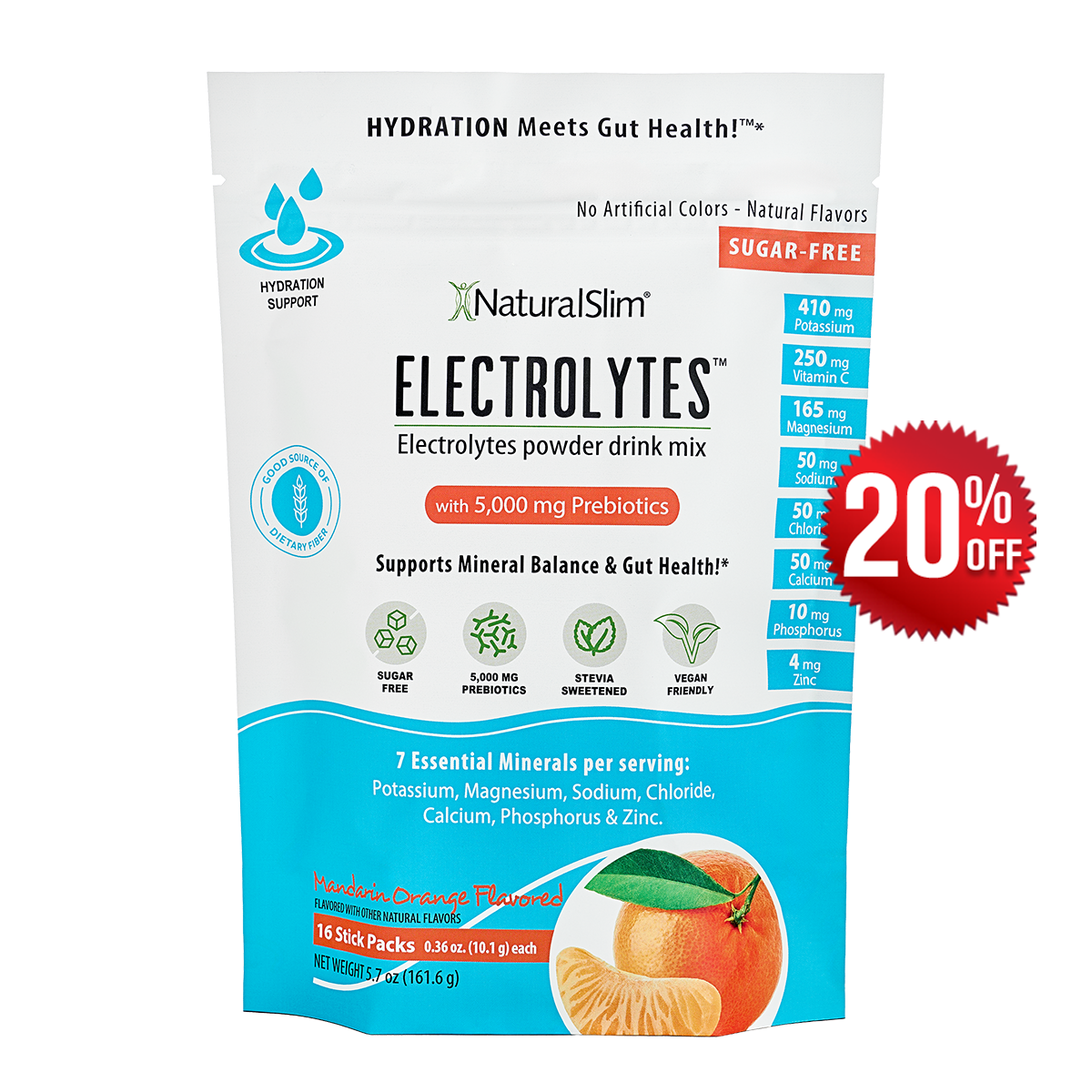 NaturalSlim Electrolytes™ Mandarin Orange