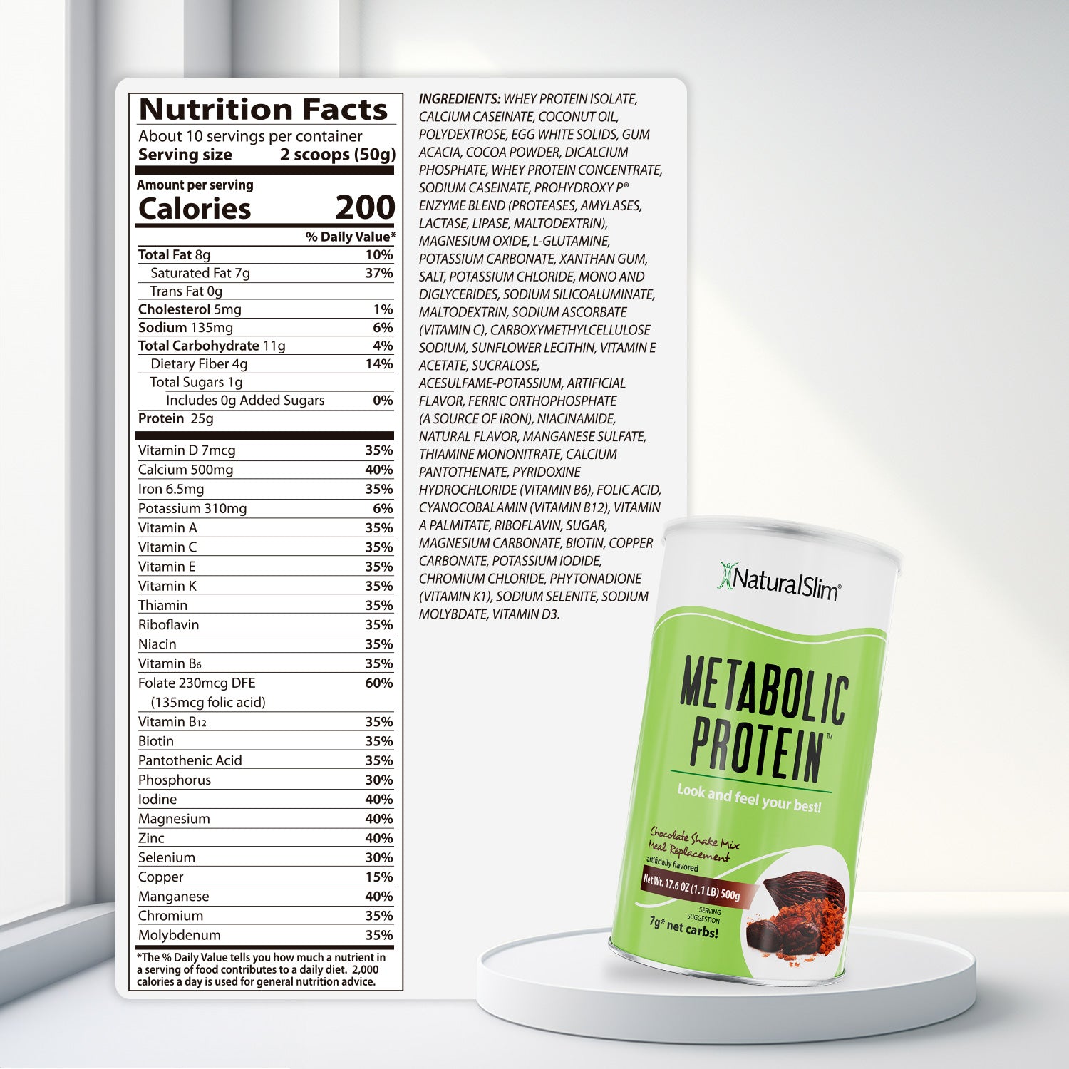 METABOLIC PROTEIN™ Chocolate | Batida de Proteína de Whey