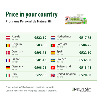 Price in your country: Programa Personal de NaturalSlim